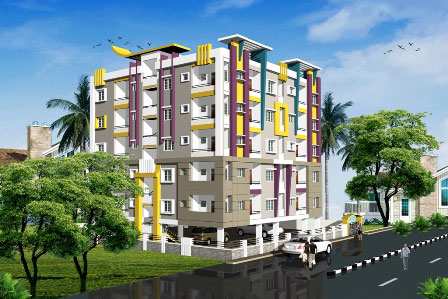 2 BHK Apartment 1080 Sq.ft. for Sale in Srinagar Colony, Guntur