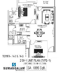 2 BHK Flat for Sale in Sector 119 Noida