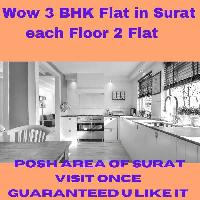 3 BHK Flat for Sale in Palanpur Canal Road, Surat