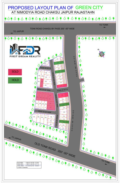  166 Sq. Yards Commercial Land for Sale in Chaksu, Jaipur