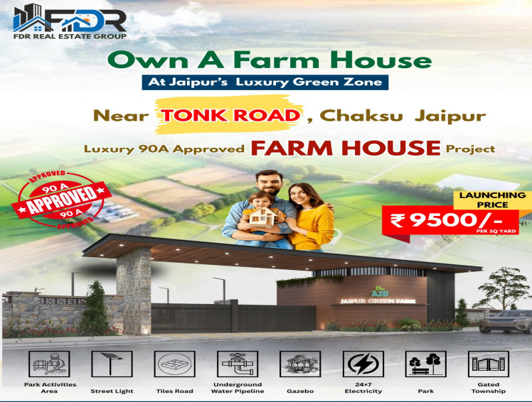 1 RK 424 Sq. Yards Farm House for Sale in Chaksu, Jaipur