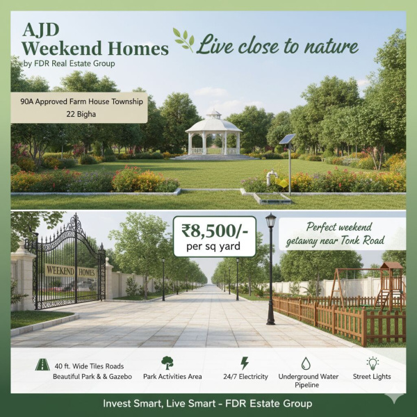 3 BHK 500 Sq. Yards Farm House for Sale in Tonk Road, Jaipur