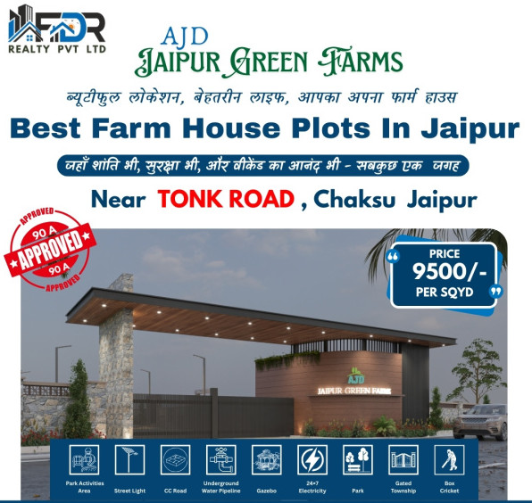 2 BHK 511 Sq. Yards Farm House for Sale in Tonk Road, Jaipur