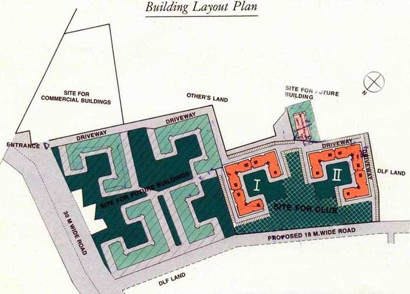 3 BHK 1350 Sq.ft. Apartment for Rent in DLF Phase V, Gurgaon