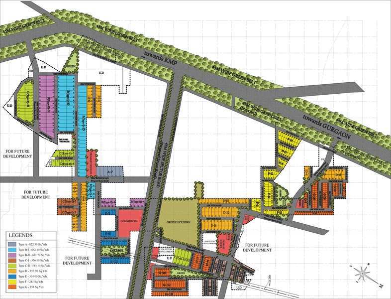 3 BHK Apartment 1153 Sq.ft. for Sale in DLF Phase V, Golf Course Road, Gurgaon