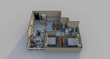 2 BHK Flat for Rent in Ring Road, Bopal, Ahmedabad