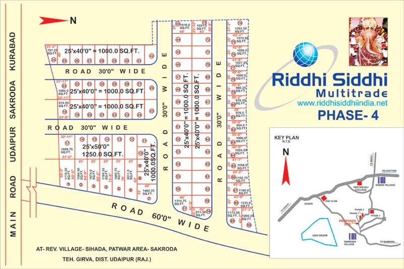 Residential Plot 1000 Sq.ft. for Sale in Sakroda, Udaipur (REI370480)