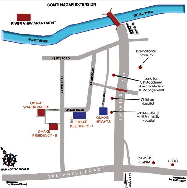3 BHK 1575 Sq.ft. Apartment for Sale in Gomti Nagar Extension, Lucknow