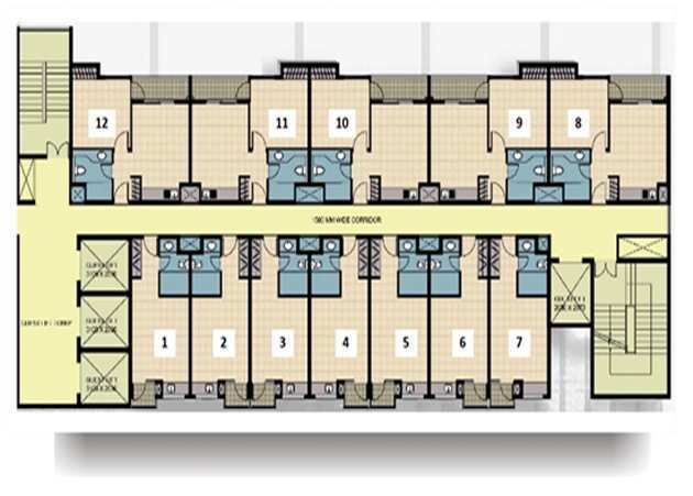  Office Space 1450 Sq.ft. for Sale in Gomti Nagar Extension, Lucknow