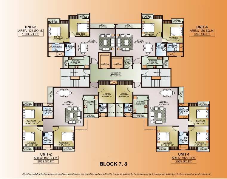3 BHK Apartment 2069 Sq.ft. for Sale in