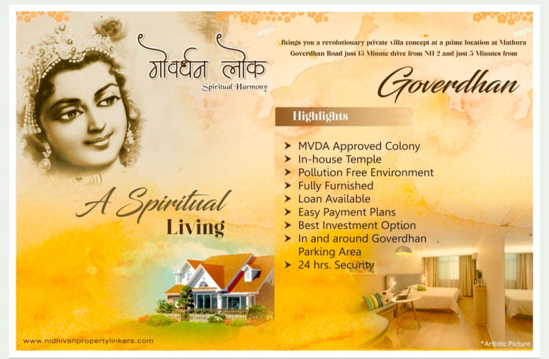1 BHK House 540 Sq.ft. for Sale in Govardhan, Mathura