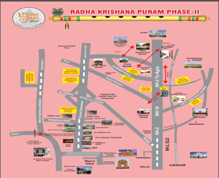  Residential Plot 100 Sq. Yards for Sale in Chhata, Mathura