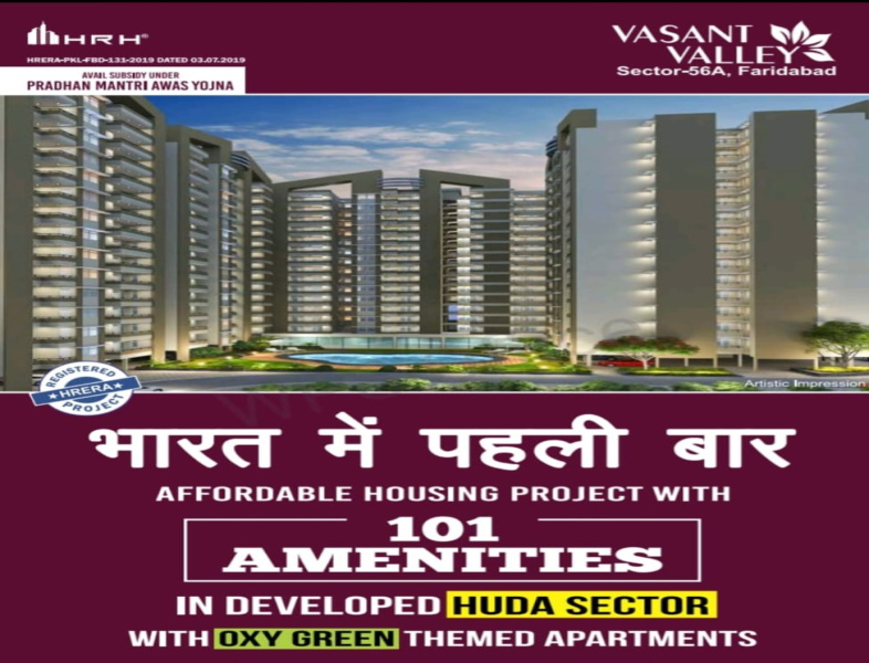 2 BHK 480 Sq.ft. Apartment for Sale in Sector 56 Faridabad