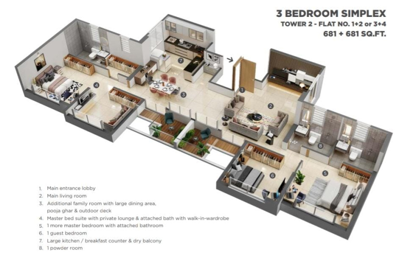 2 BHK Apartment 630 Sq.ft. for Sale in Kharadi, Pune