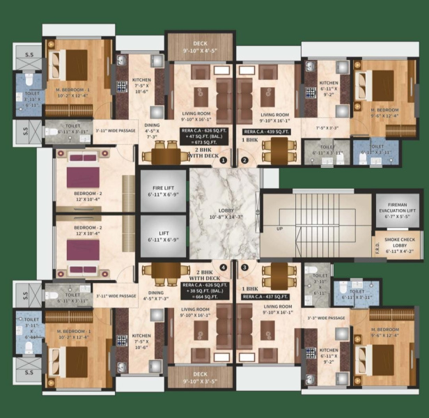 1 BHK Apartment 437 Sq.ft. for Sale in Vikhroli West, Mumbai