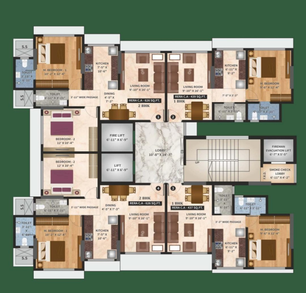 1 BHK Apartment 437 Sq.ft. for Sale in Vikhroli West, Mumbai