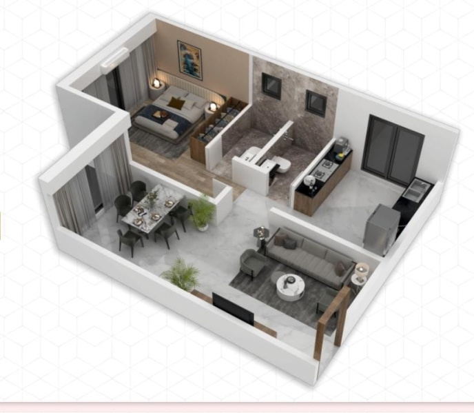 1 BHK Apartment 345 Sq.ft. for Sale in Mulund, Mumbai