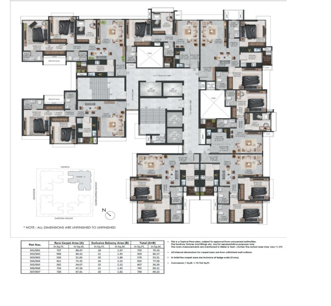 2 BHK Apartment 634 Sq.ft. for Sale in Ghatkopar East, Mumbai