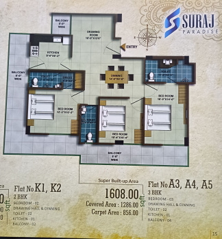 3 BHK Flat for Sale in Harahua, Varanasi