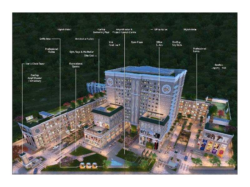  Office Space 359 Sq.ft. for Sale in VIP Road, Zirakpur