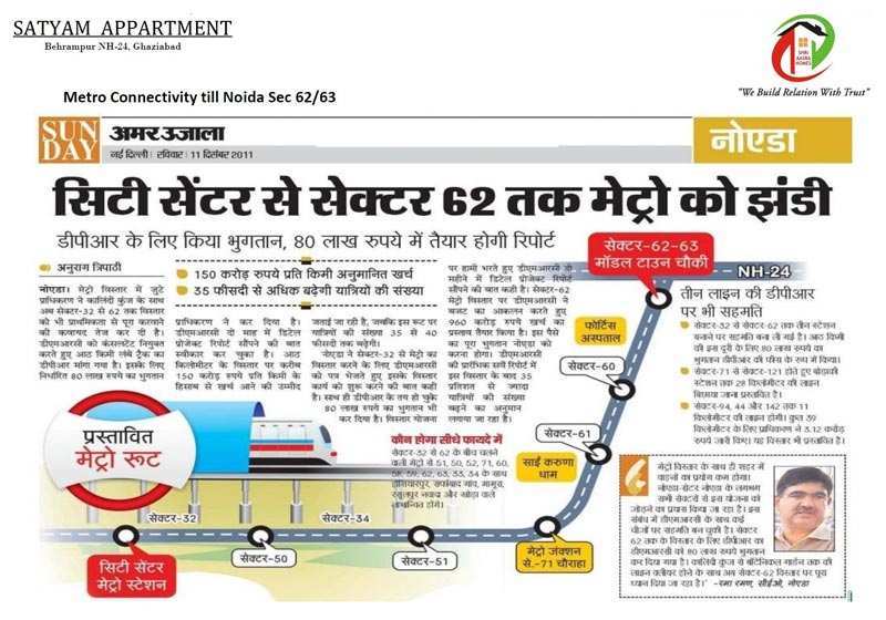 1 BHK 500 Sq.ft. Builder Floor for Sale in NH 24 Highway, Ghaziabad