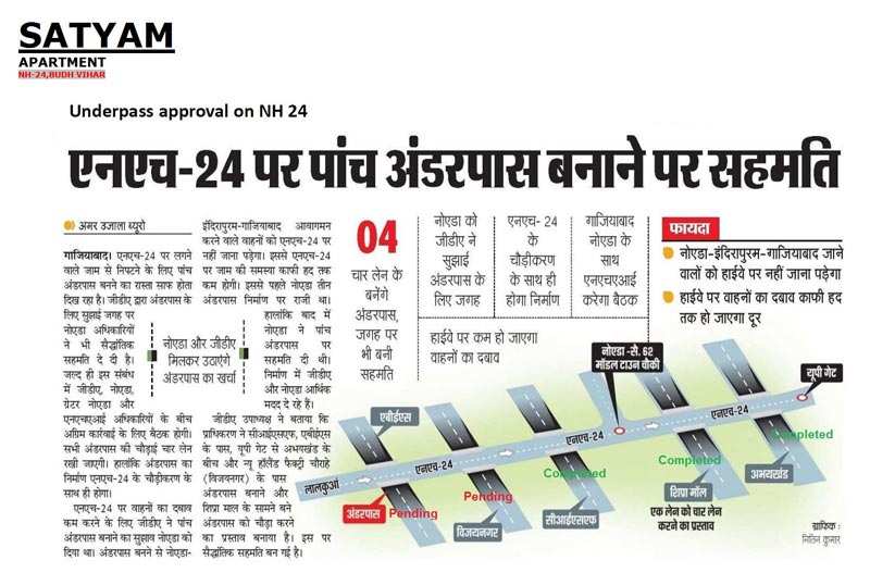 1 BHK 500 Sq.ft. Builder Floor for Sale in NH 24 Highway, Ghaziabad