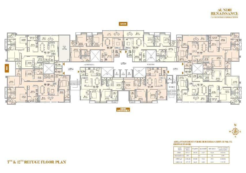 3 BHK Apartment 1540 Sq.ft. for Sale in Aundh, Pune