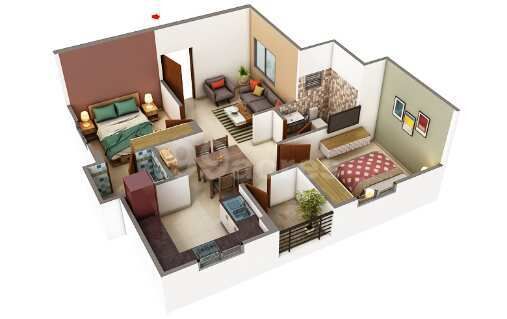 2 BHK Apartment 735 Sq.ft. for Sale in Karumandapam, Tiruchirappalli