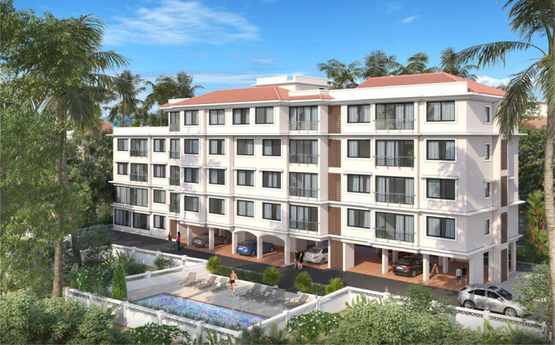 2 BHK 105 Sq. Meter Apartment for Sale in Khobra Waddo, Calangute, Goa