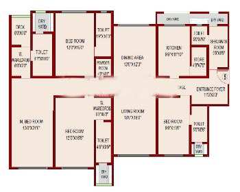 3 BHK Apartment 2154 Sq.ft. for Sale in