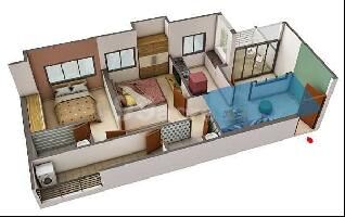 2 BHK Flat for Sale in Shilphata, Thane