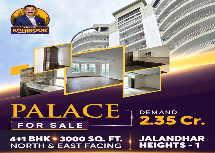 4 BHK Apartment 3000 Sq.ft. for Sale in 66 Feet Road, Jalandhar