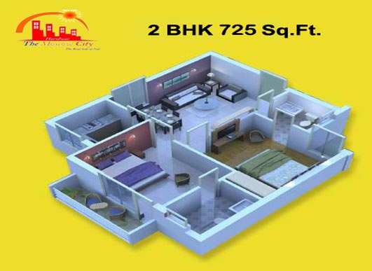 2 BHK Apartment 8 Acre for Sale in