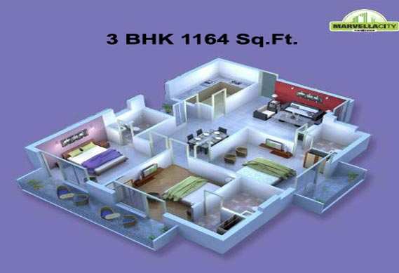 3 BHK Apartment 8 Acre for Sale in