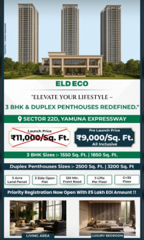 3 BHK Flat for Sale in Yamuna Expressway, Greater Noida