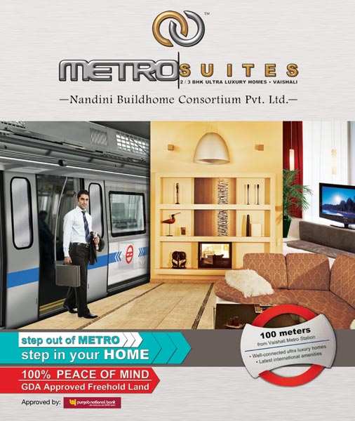 3 BHK 1787 Sq.ft. Apartment for Sale in Vaishali, Ghaziabad