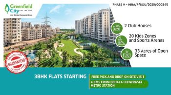 3 BHK Flat for Sale in Behala, Kolkata