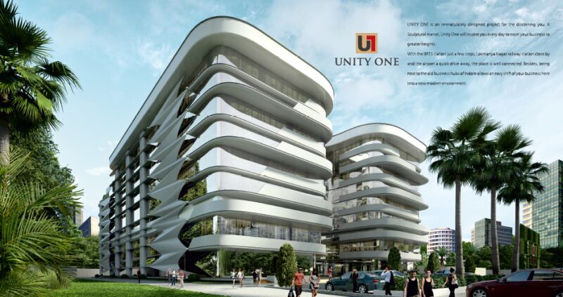  Office Space 975 Sq.ft. for Sale in Indrapuri Colony, Indore