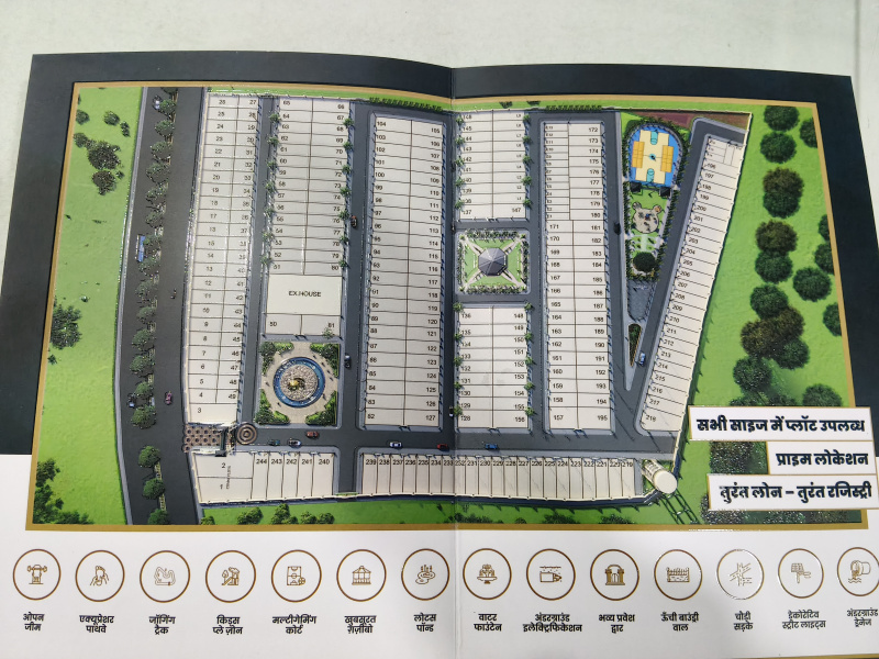  1000 Sq.ft. Residential Plot for Sale in Gari Pipliya, Indore