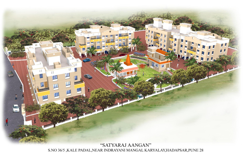 2 BHK Apartment 825 Sq.ft. for Sale in Kalepadal, Hadapsar, Pune