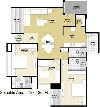 3 BHK Flat for Sale in Prahlad Nagar, Ahmedabad