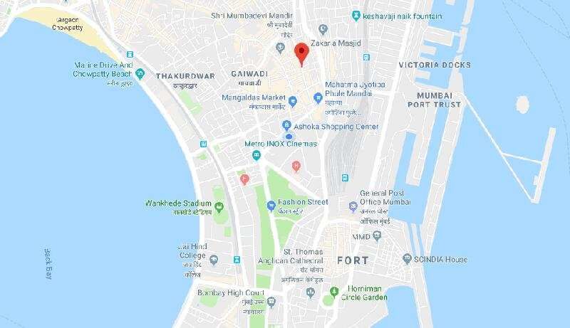  Office Space 1000 Sq.ft. for Rent in Masjid Bunder, Mumbai