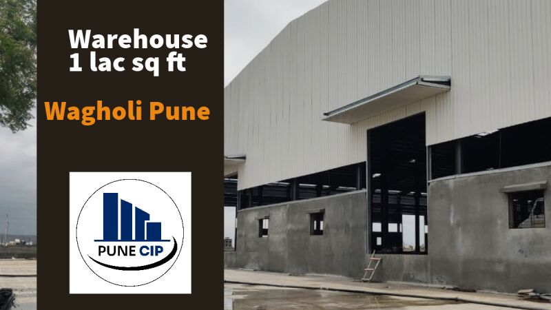  Warehouse 108675 Sq.ft. for Rent in Wagholi, Pune