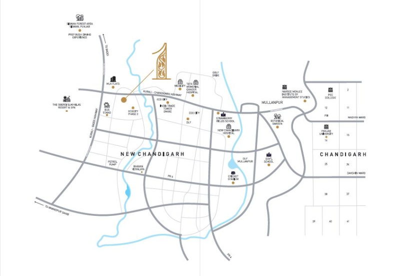 4 BHK 5000 Sq.ft. Apartment for Sale in Ecocity Phase 2, New Chandigarh