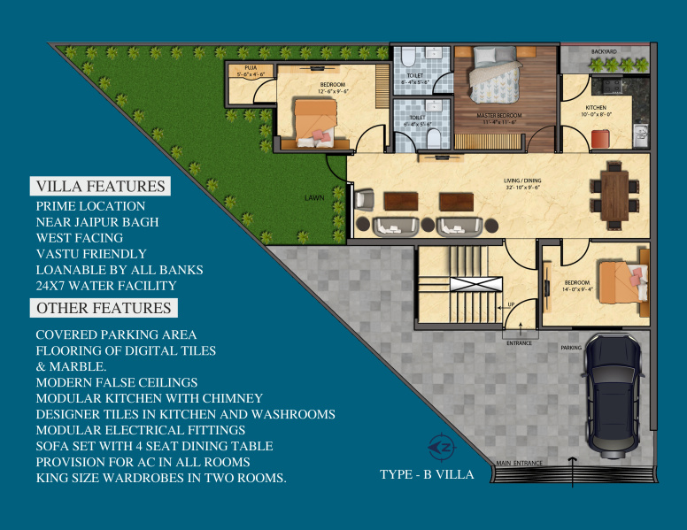 3 BHK House 1850 Sq.ft. for Sale in Vaishali Nagar, Jaipur