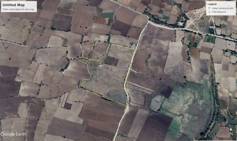  Agricultural Land 25 Bigha for Sale in Peeplu, Tonk