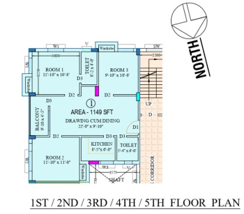 3 BHK Flat for Sale in Court More, Asansol