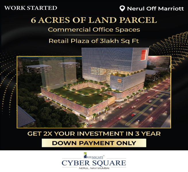  Office Space 50000 Sq.ft. for Sale in Nerul, Navi Mumbai